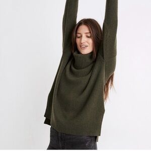 Madewell (Re)sourced Cashmere Convertible Turtleneck Sweater